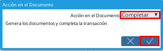 Acción Completar