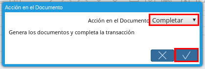 Acción Completar
