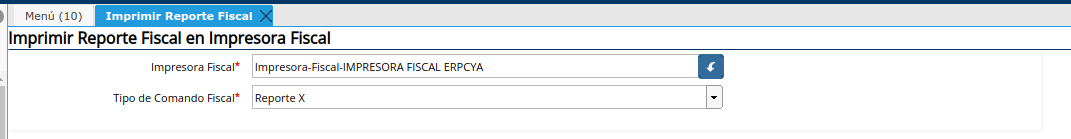 Prueba de Impresión impresora fiscal