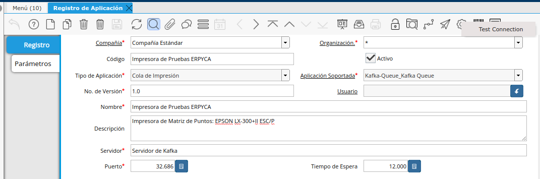 Prueba de Impresión