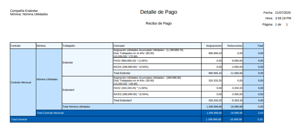 Detalle de Pago 1