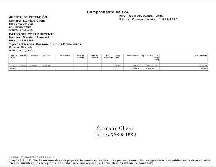 Documento de Retención