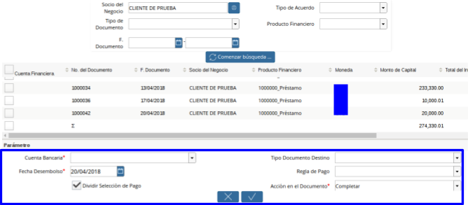 Proceso de Selección de Pagos