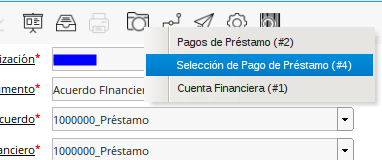 Selección de Pago de Préstamos