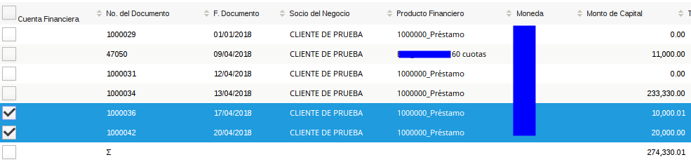 Selección de Préstamo