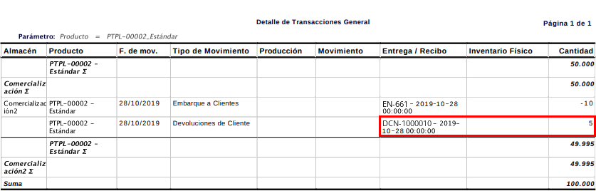 Consultar Detalle de Transacciones